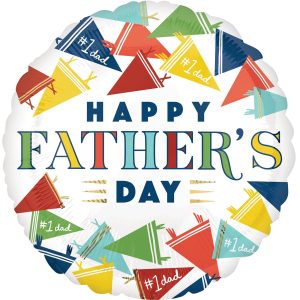 Varsity Dad Happy Father's Day Foil Balloon. 17in