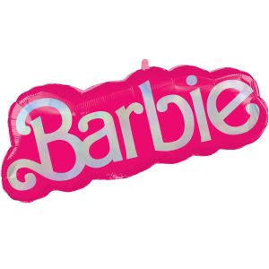 Barbie Title Foil Balloon. 36in