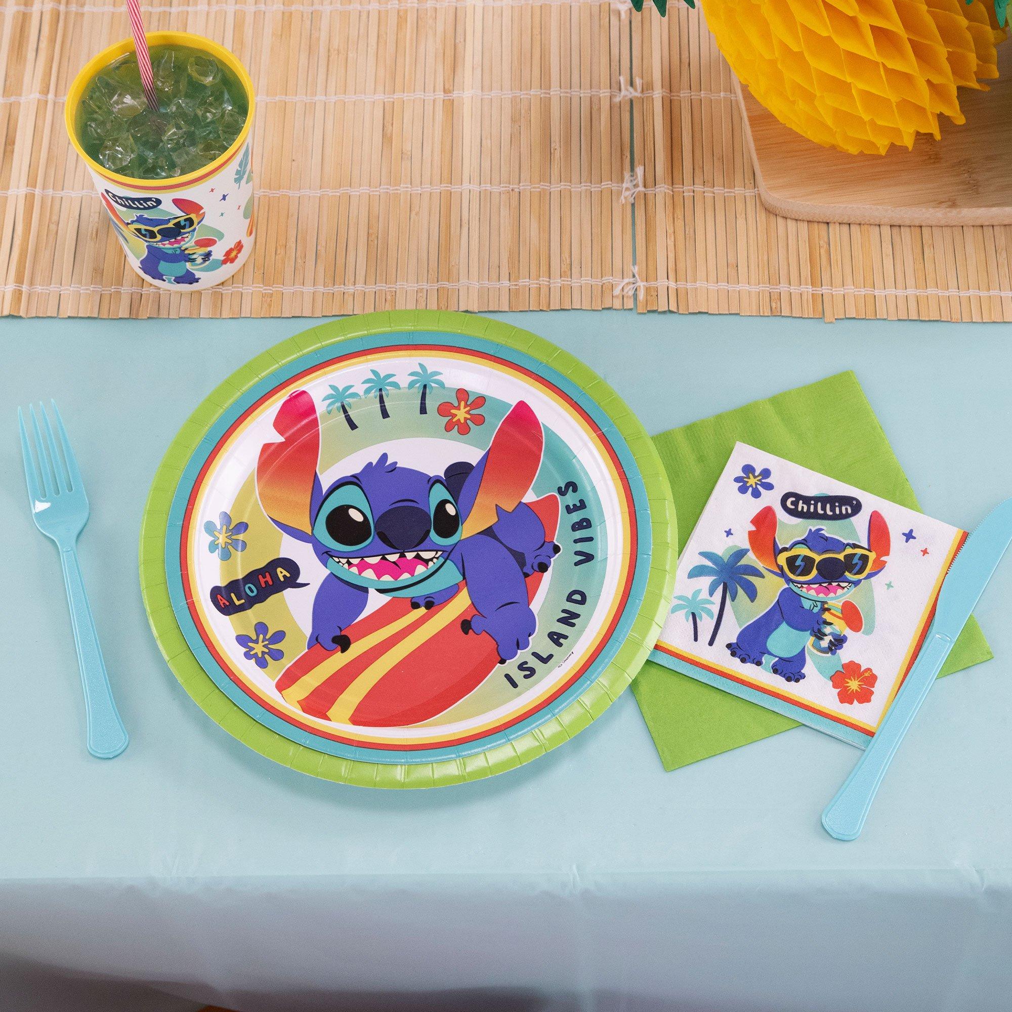 Stitch Aloha Lunch Plates. 9in. 8ct - Disney Lilo & Stitch - Image 3
