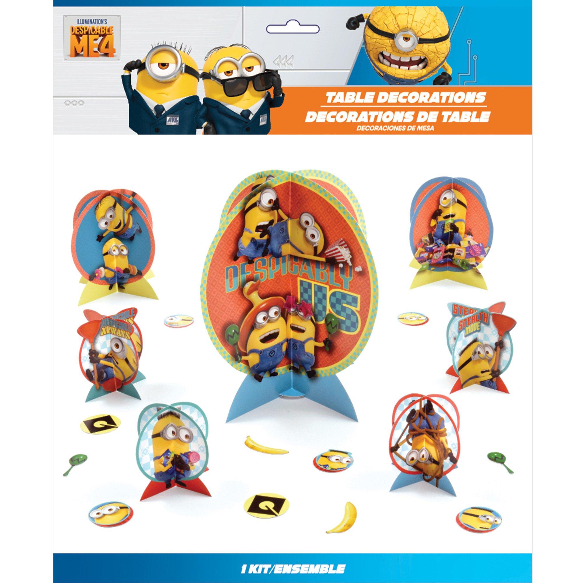 Minions Cardstock Table Centerpiece Kit - Despicable Me 4 - Image 2