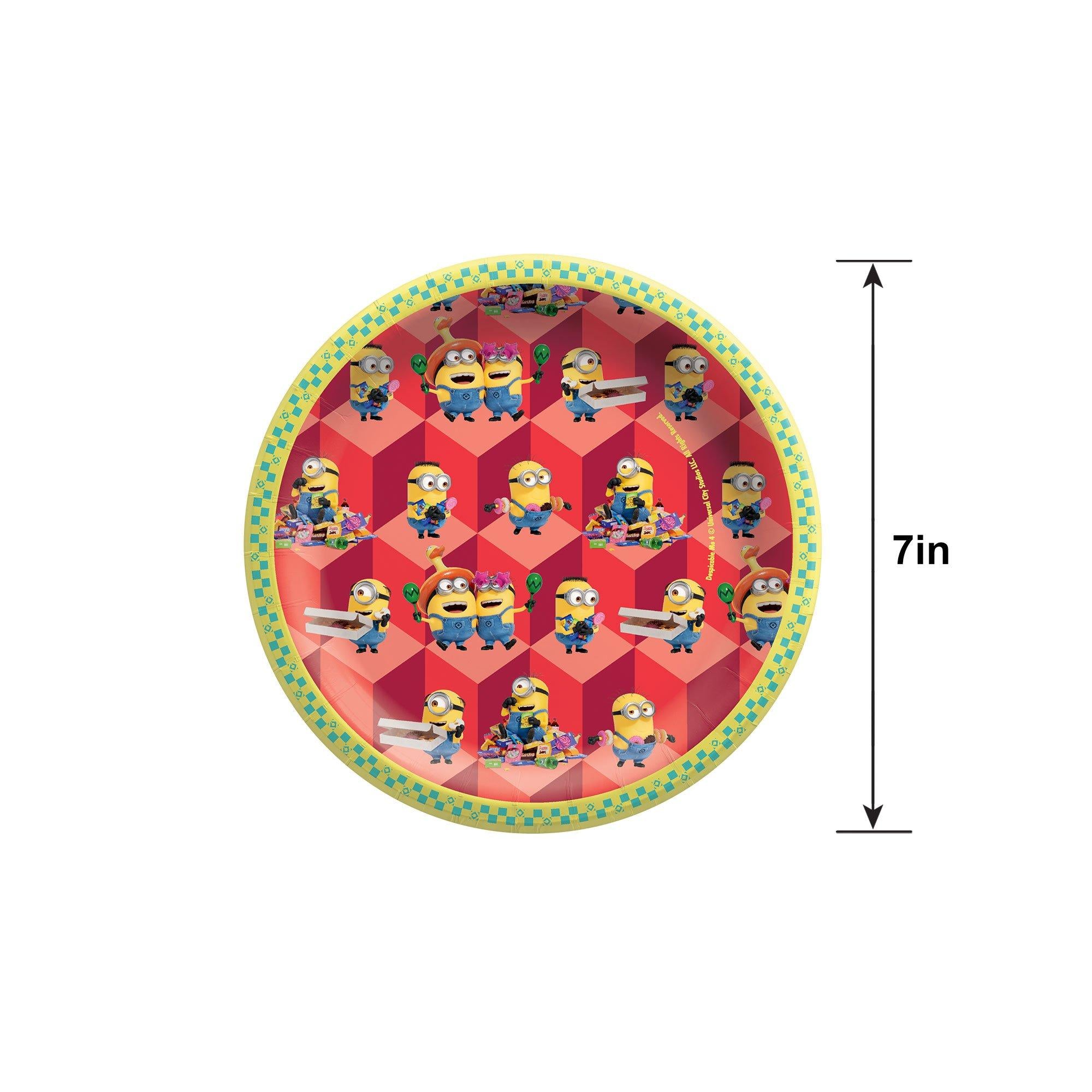 Minions Paper Dessert Plates. 7in. 8ct - Despicable Me 4 - Image 5