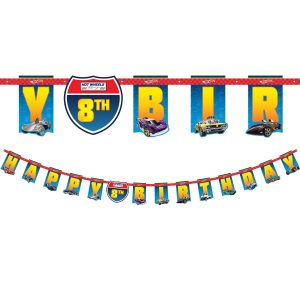 Hot Wheels Birthday Banner Kit