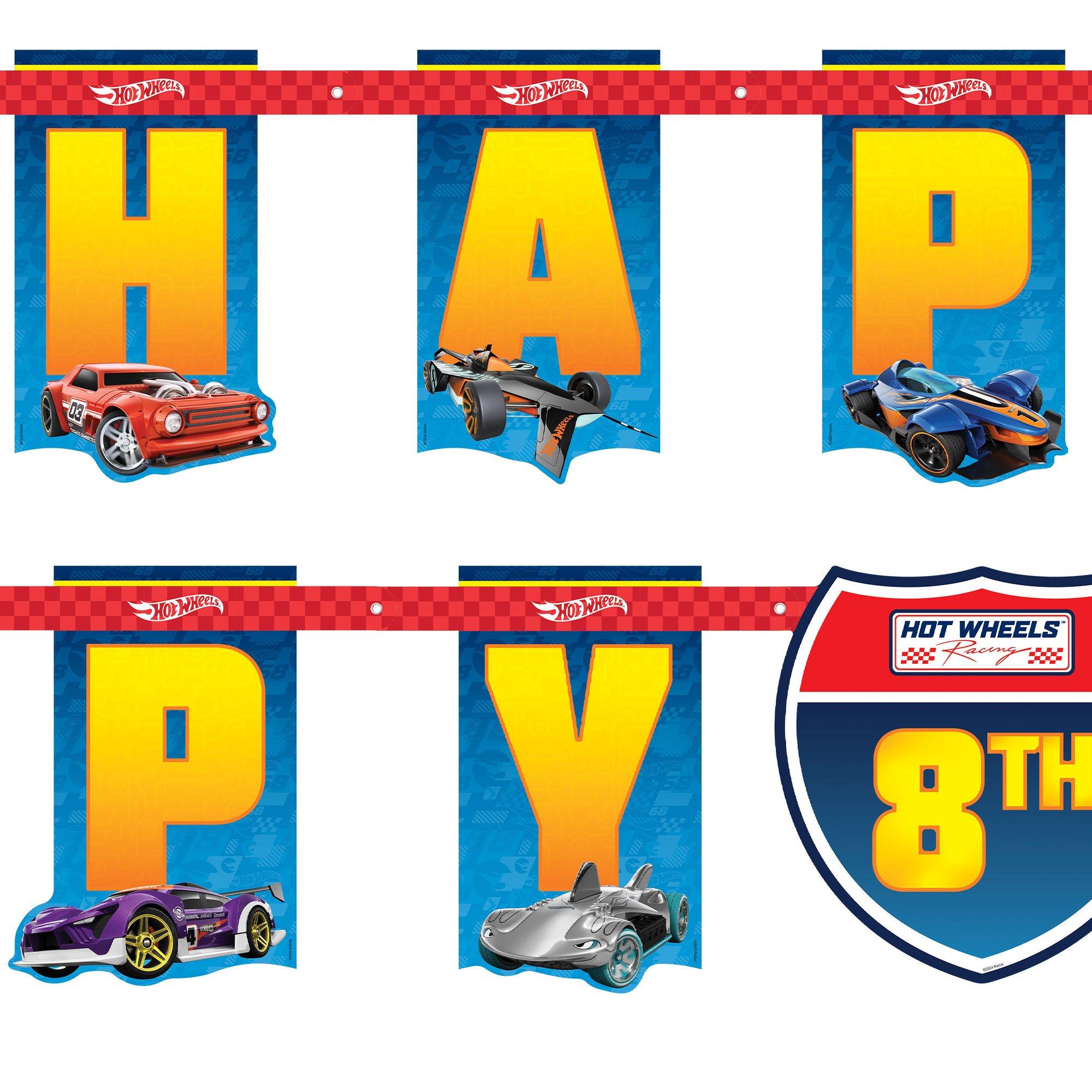Hot Wheels Birthday Banner Kit - Image 2