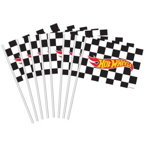 Hot Wheels Checkered Flag Party Favors. 8ct