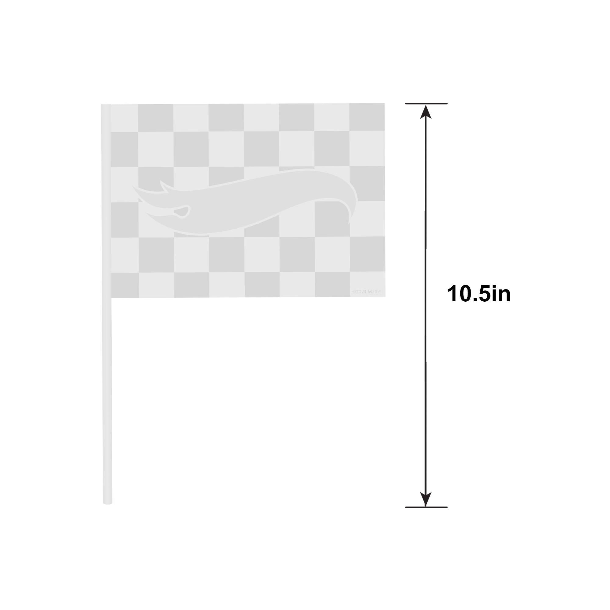 Hot Wheels Checkered Flag Party Favors. 8ct - Image 2