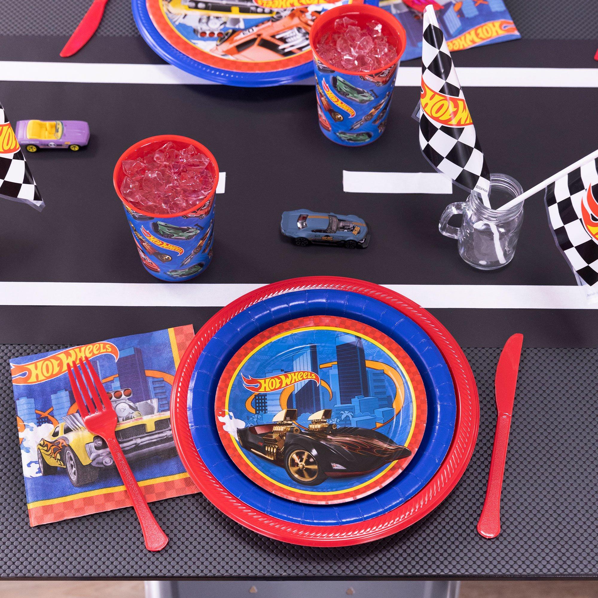 Hot Wheels Dessert Plates. 7in. 8ct - Image 2