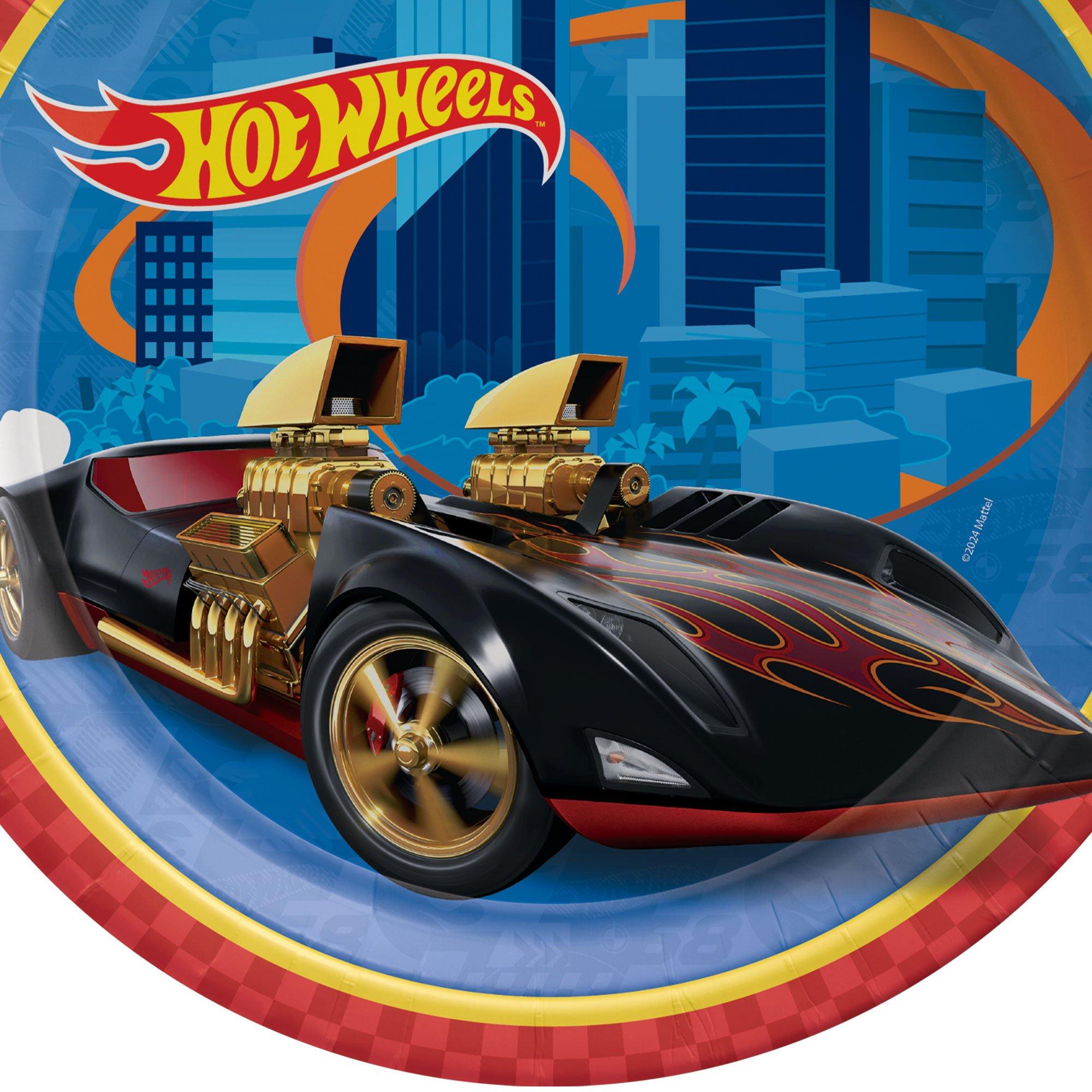 Hot Wheels Dessert Plates. 7in. 8ct - Image 4