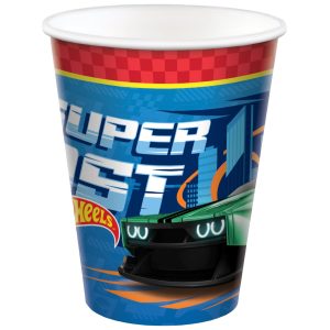 Hot Wheels Paper Cups. 9oz. 8ct