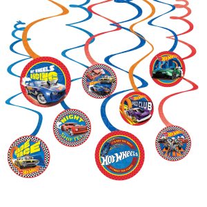 Hot Wheels Swirl Decorations. 12ct