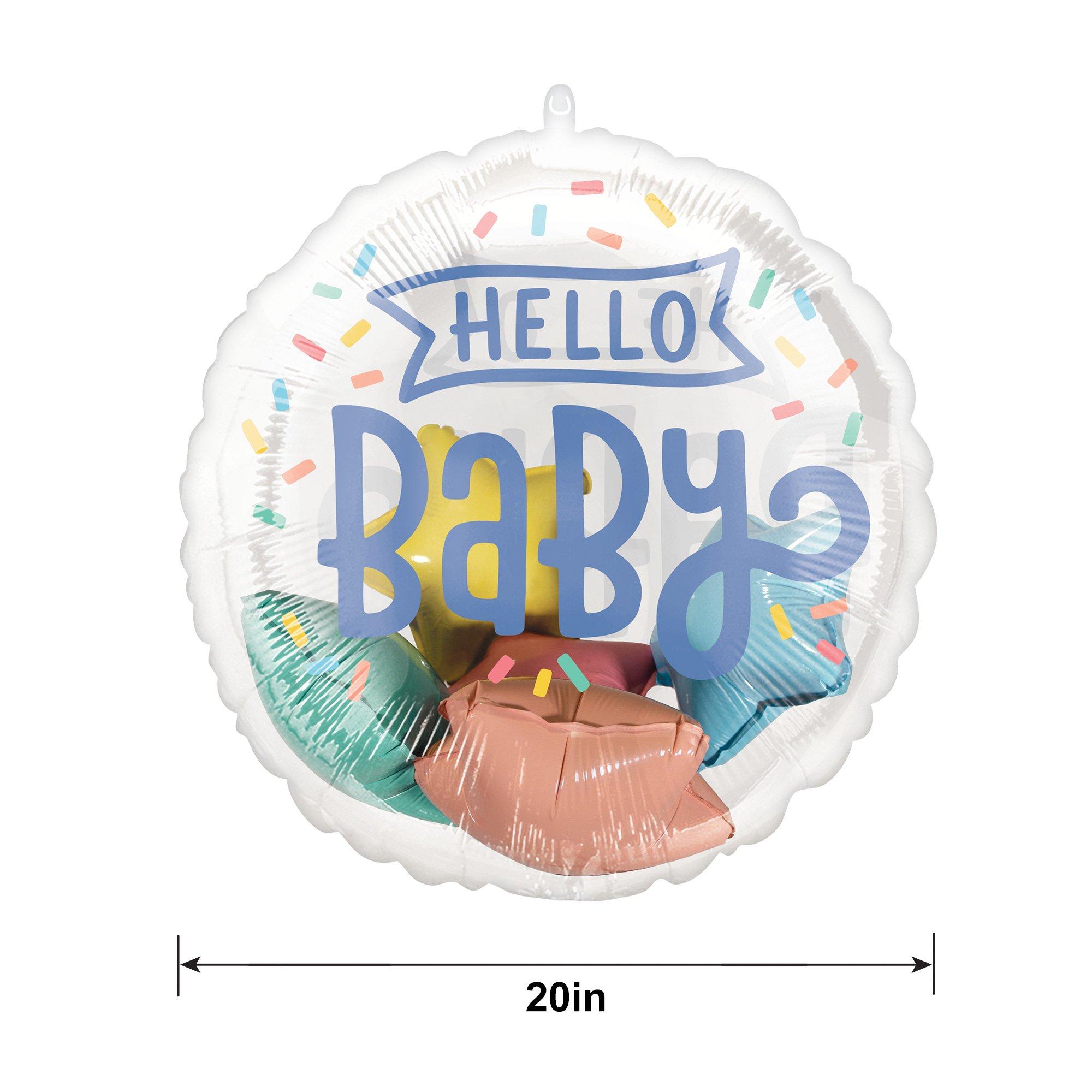 Sweet Baby Shapes Hello Baby Stuffed Plastic Balloon. 20in - Image 2
