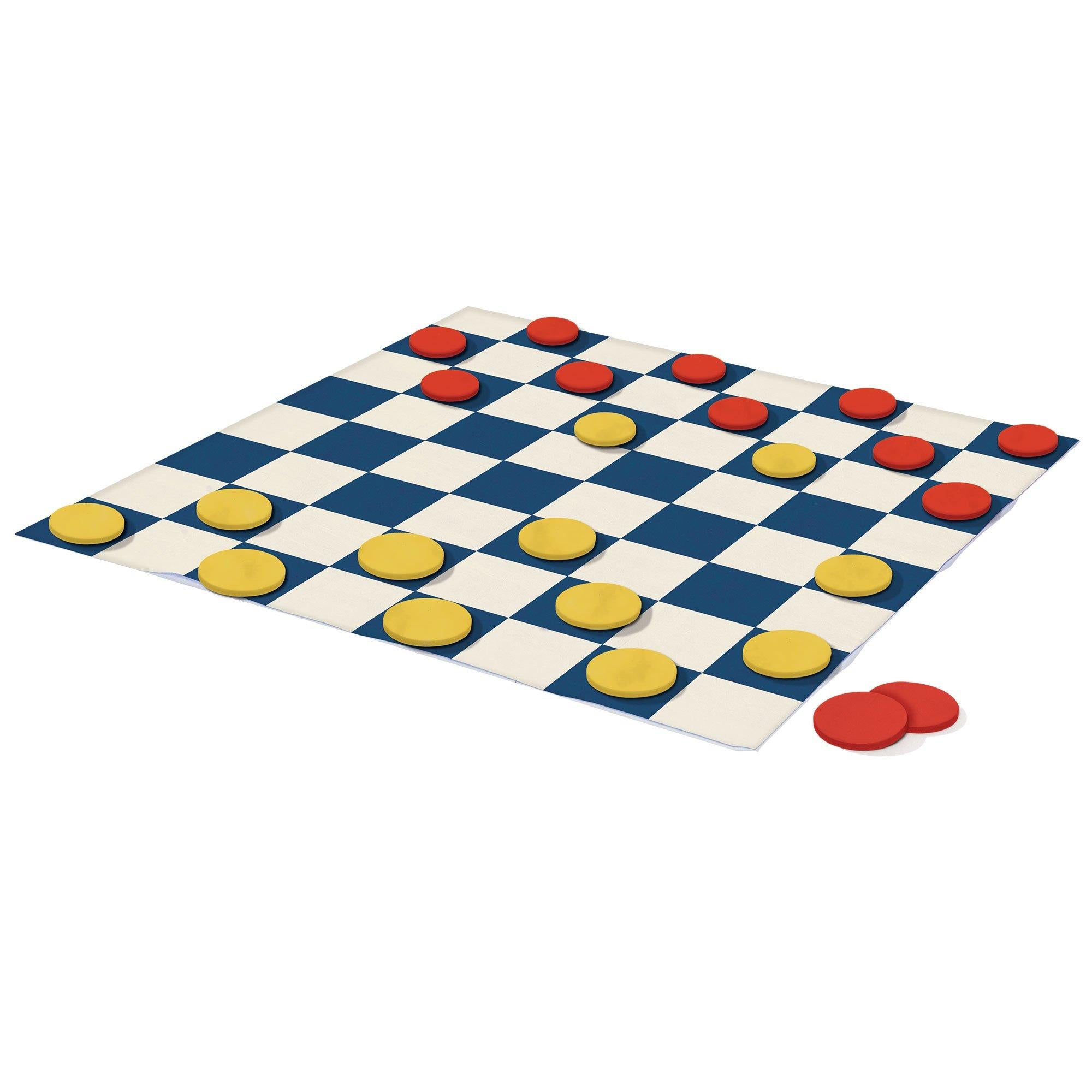 Giant Checkers Game Set. 25pc
