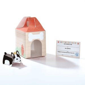 Pawsome Party Adoption Kit Favor Boxes. 3ct