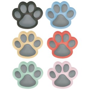 Pawsome Party Paw Shaped Crayons. 6ct