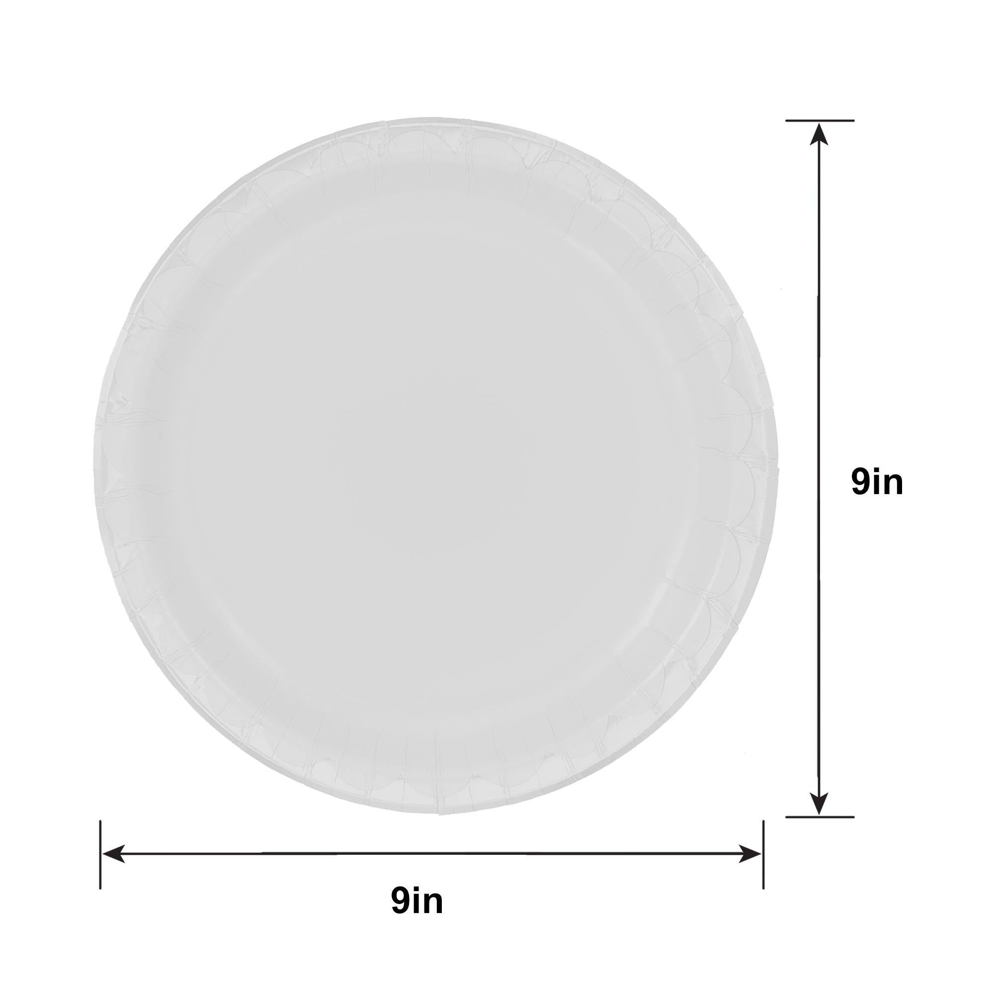 Spa Party Birthday Paper Lunch Plates. 9in. 8ct - Image 2