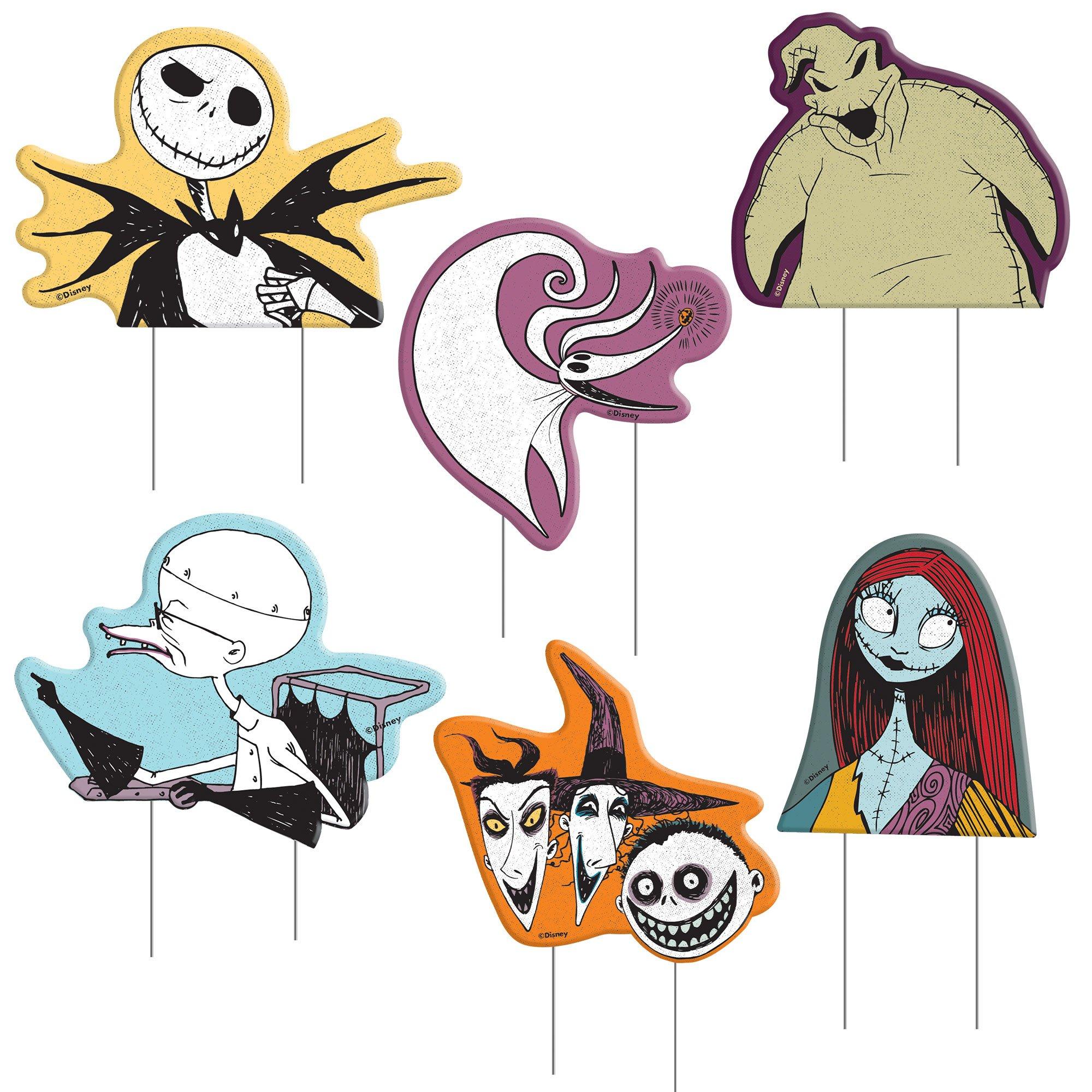 The Nightmare Before Christmas Yard Sign Kit. 6pc