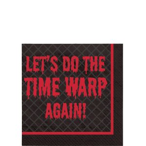 Rocky Horror Show Paper Beverage Napkins. 5in. 36ct