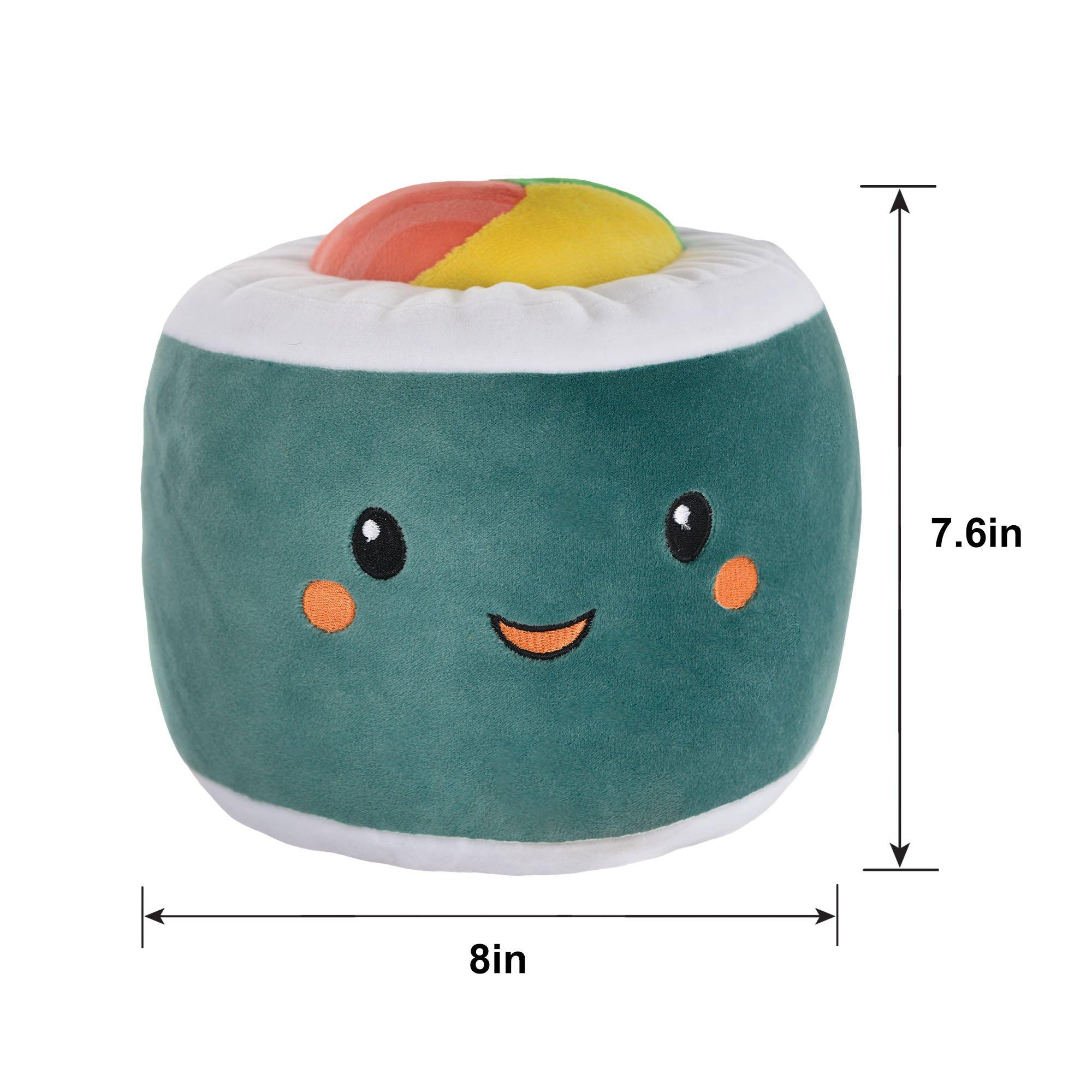Smiley Sushi Plush. 8in x 7.6in - Image 2