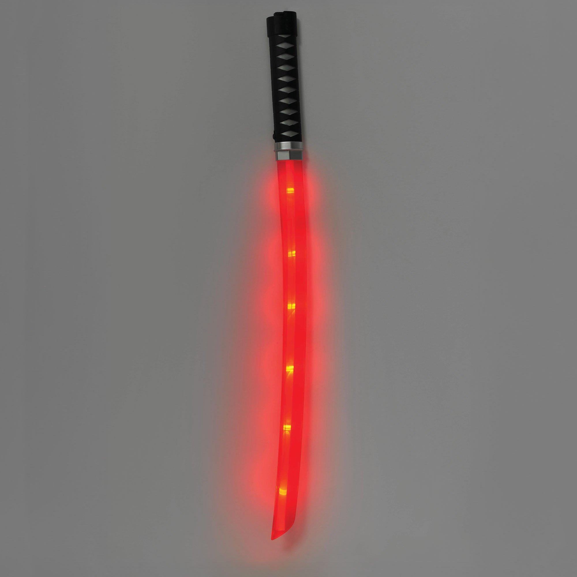 Red Light-Up Ninja Sword - Image 2