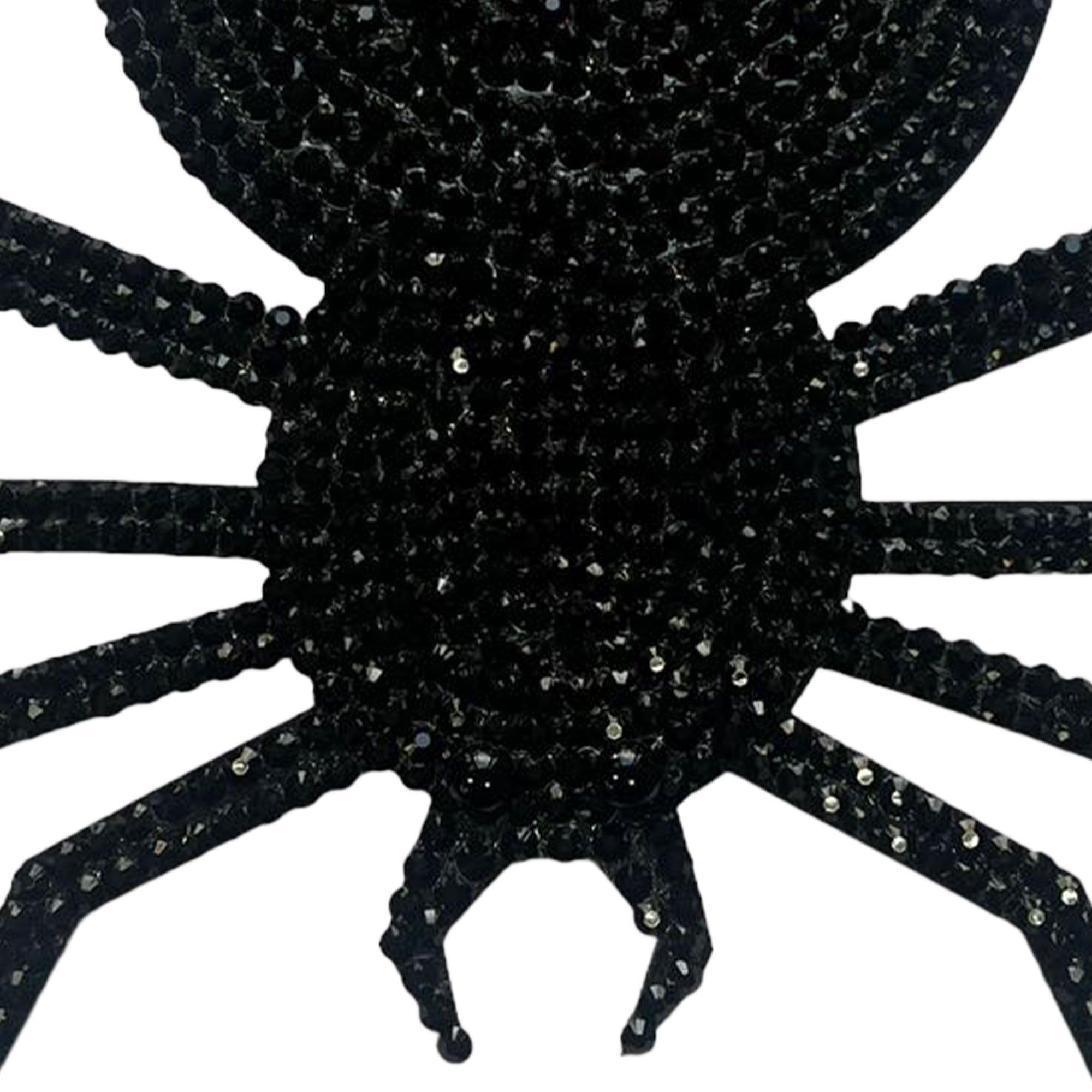 Rhinestone Spider Hanging Decoration. 15in x 14in - Image 2