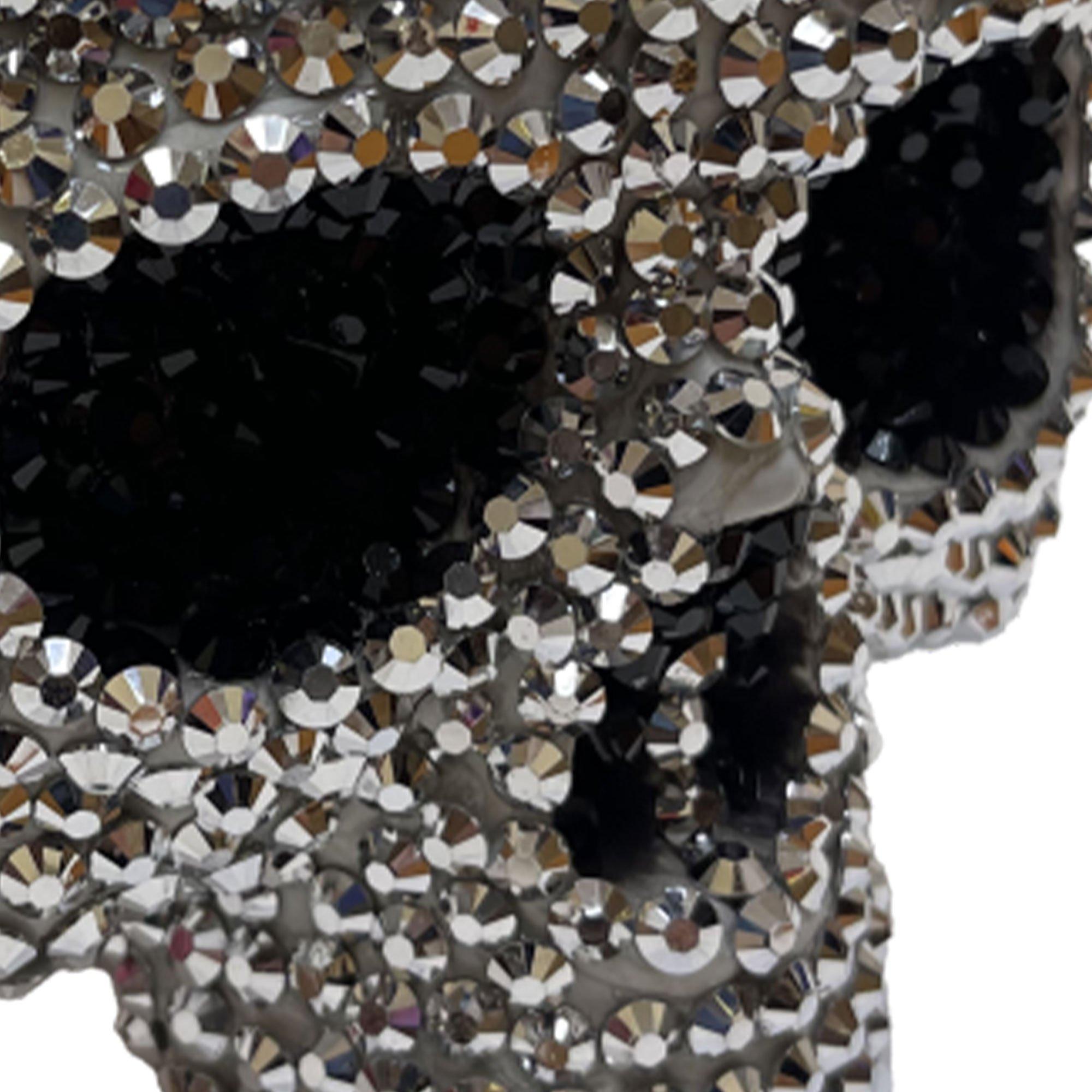 Rhinestone Skull Decoration. 7in x 5in - Image 3