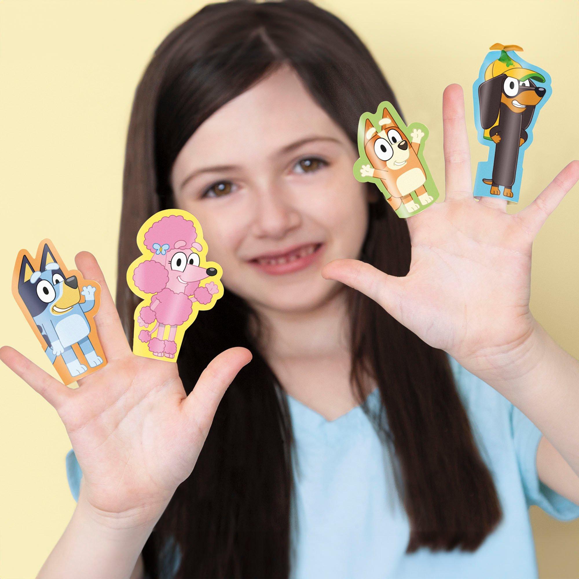 Bluey Paper Finger Puppets. 4ct - Image 2