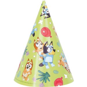 Bluey Party Hats. 8ct
