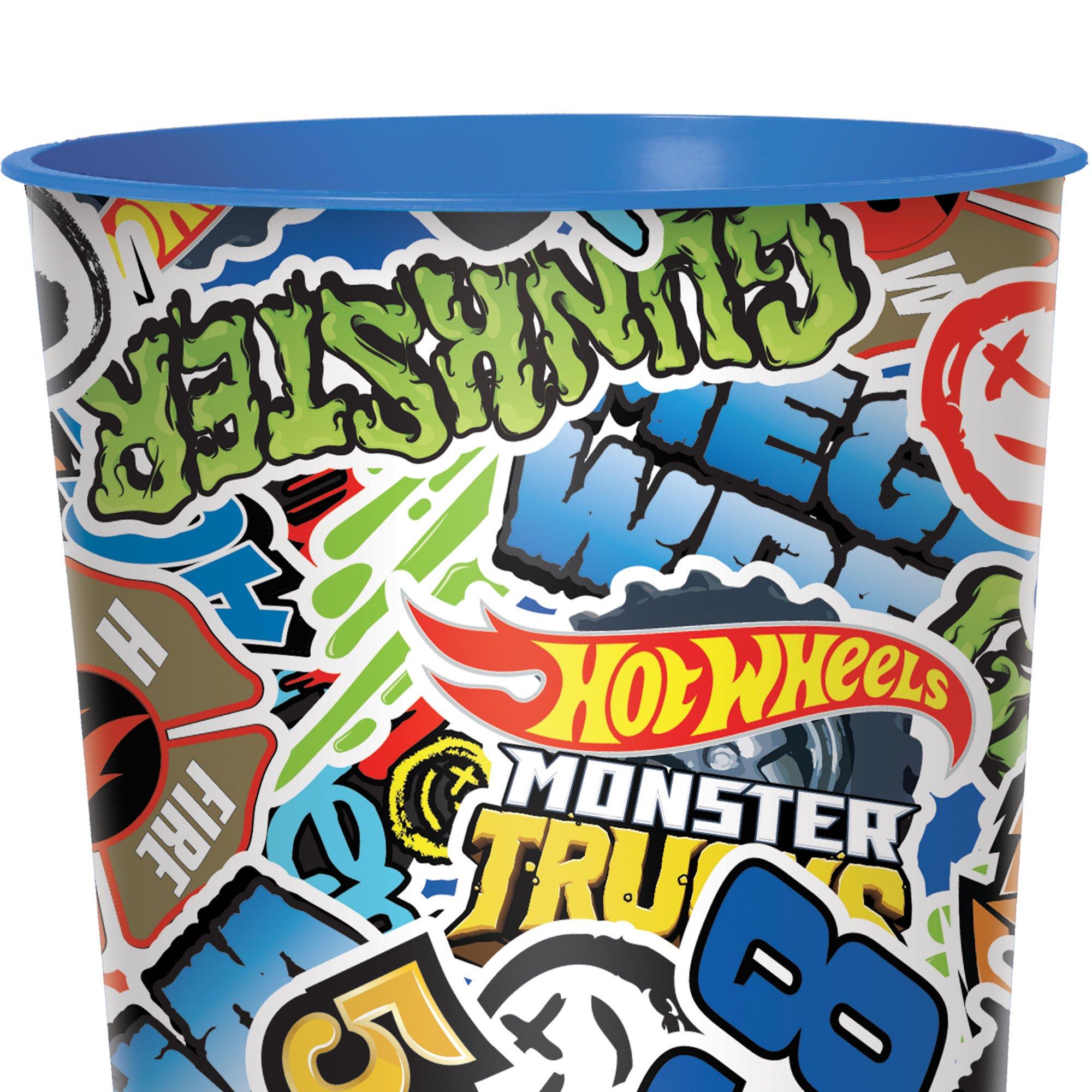Hot Wheels Monster Trucks Favor Cup. 16oz - Image 2