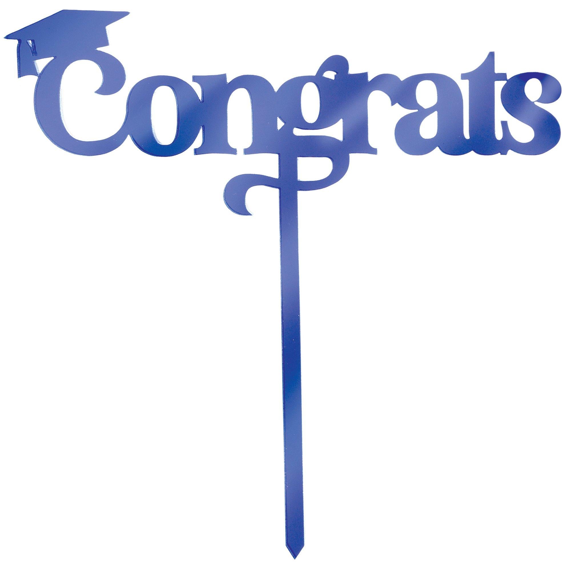 The Future Is Bright Graduation Cake Topper. 8.3in - Image 2