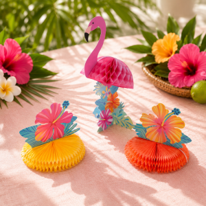Summer Dream Honeycomb Centerpiece. 3pc