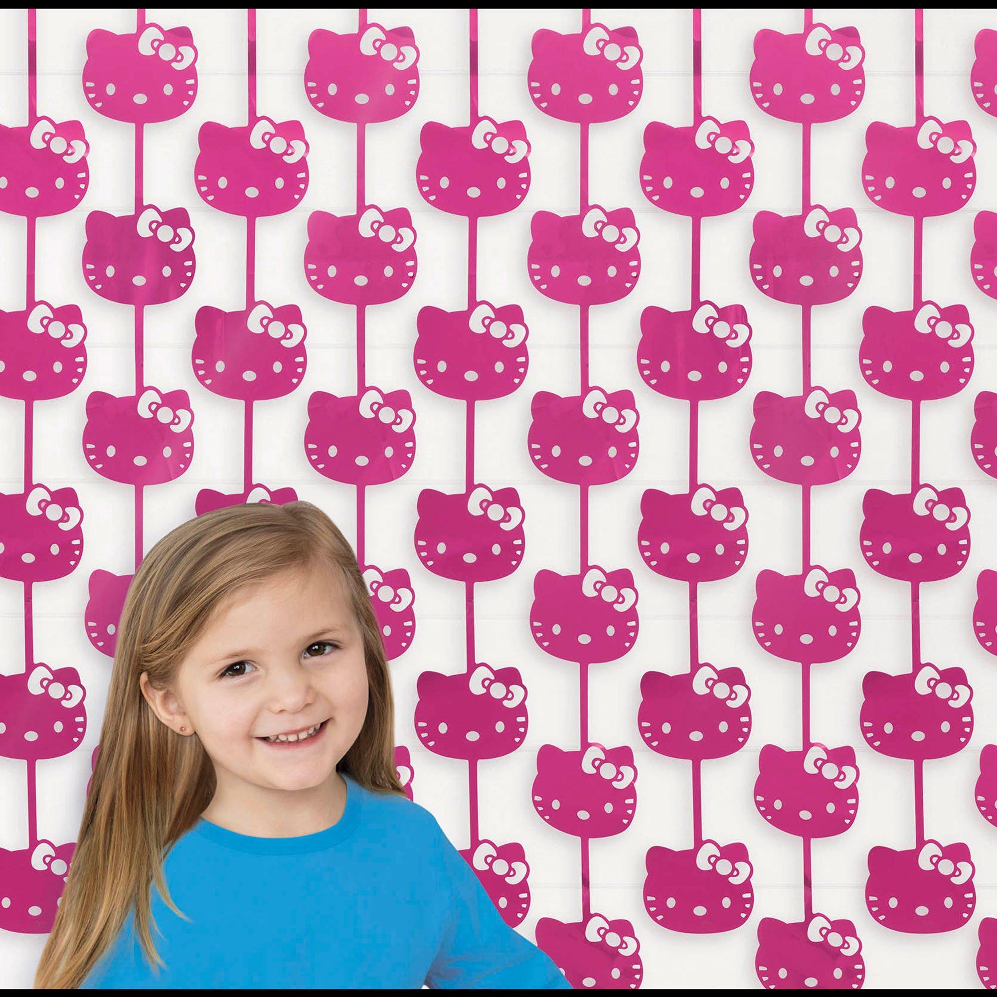 Hello Kitty Cutout Foil Curtain. 5ft x 4ft - Sanrio - Image 2