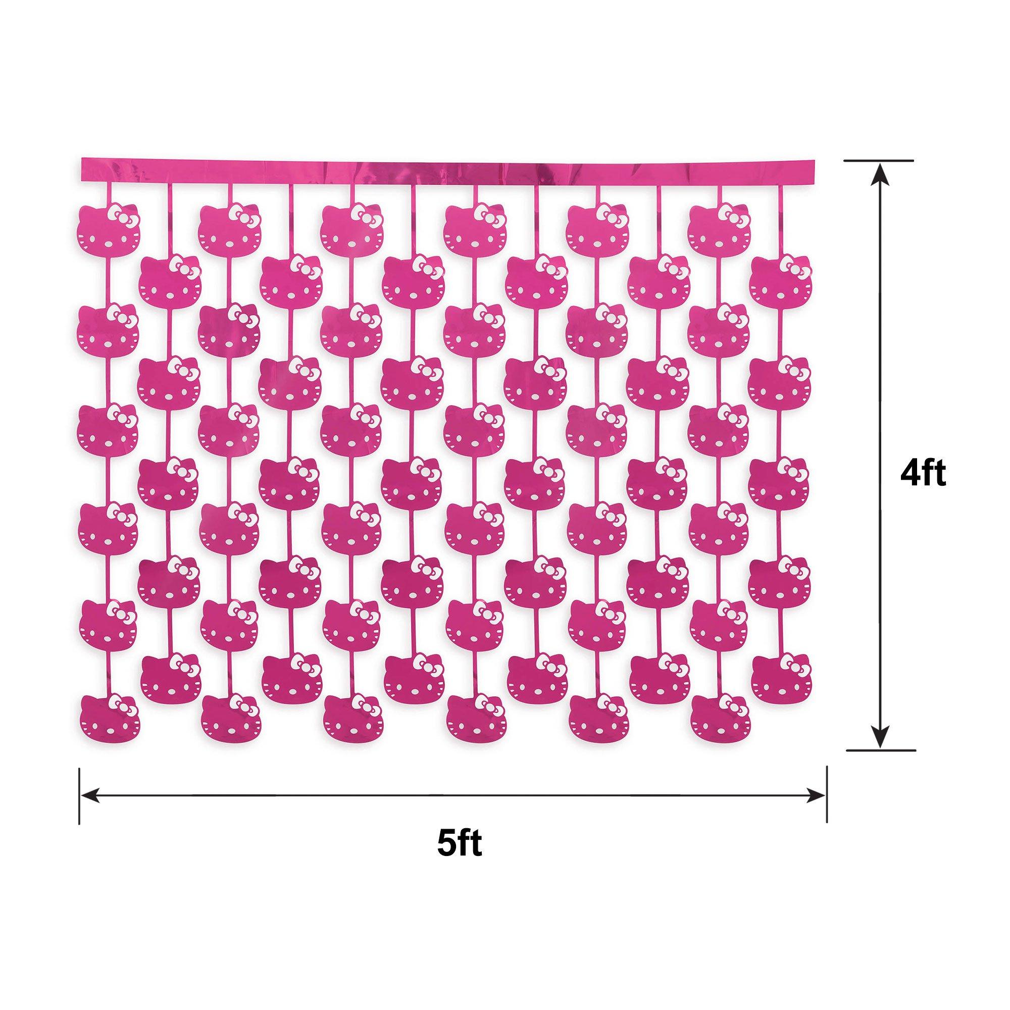 Hello Kitty Cutout Foil Curtain. 5ft x 4ft - Sanrio - Image 3