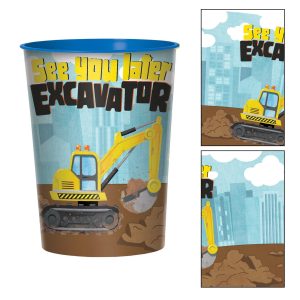 Construction Party Plastic Favor Cup. 16oz