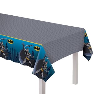Batman Gotham Plastic Table Cover. 54in x 96in