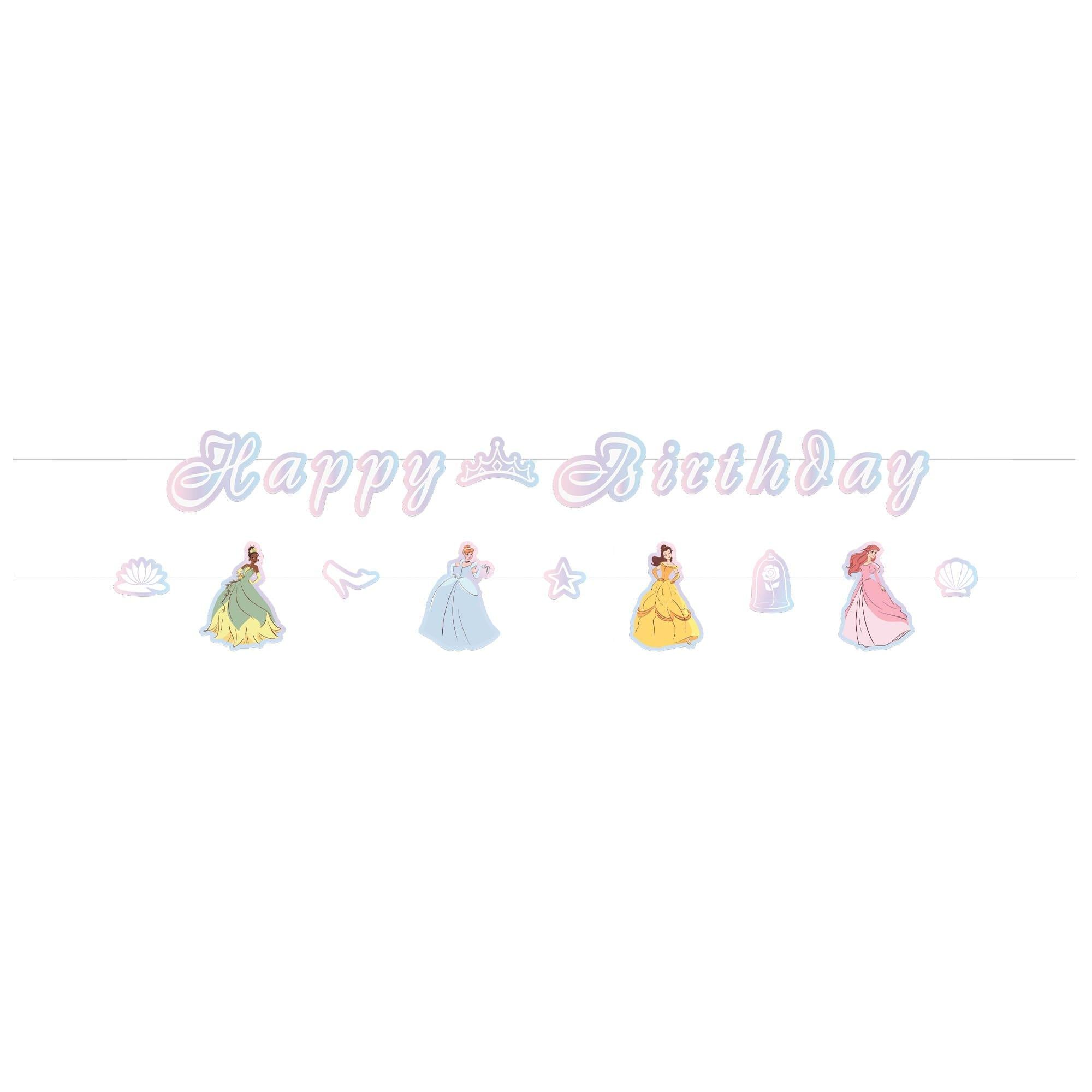 Disney Princess Once Upon A Time Letter Banner with Accent Banner - Image 2