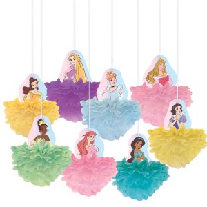 Disney Princess Once Upon A Time Hanging Puffs. 8ct