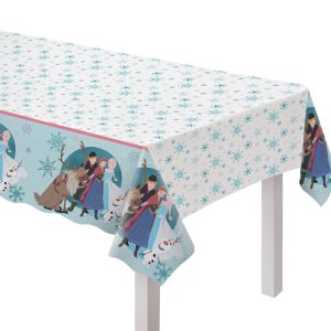 Frozen Plastic Table Cover. 54in x 96in