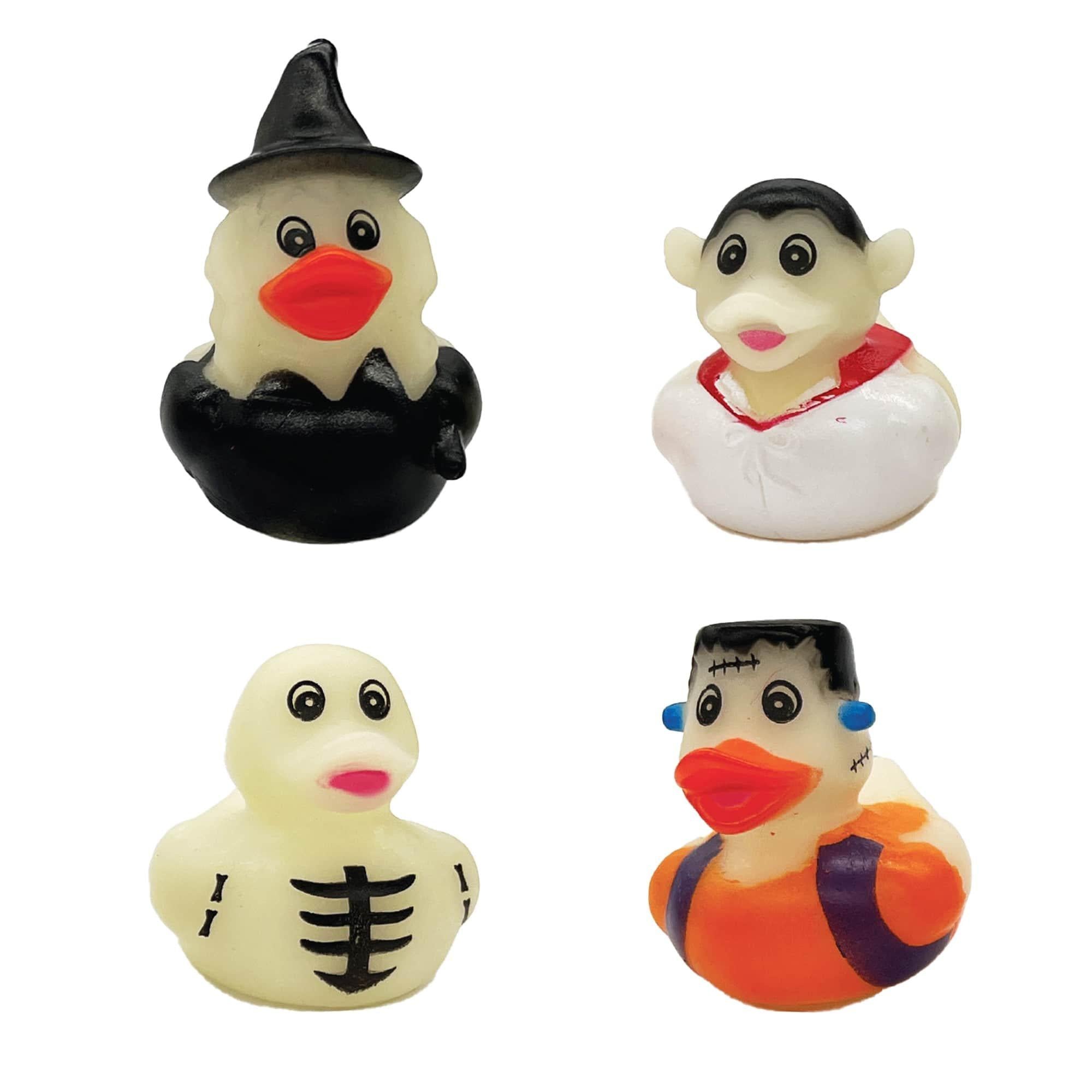 Mini Halloween Rubber Duckies – 8ct – Assorted Spooky Characters