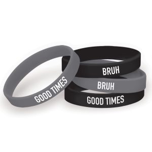 It's My Birthday Bruh Rubber Bracelets. 12ct