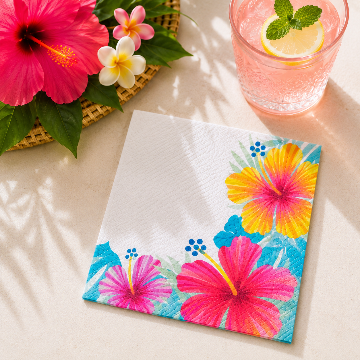 Summer Dream Lunch Napkins. 16ct