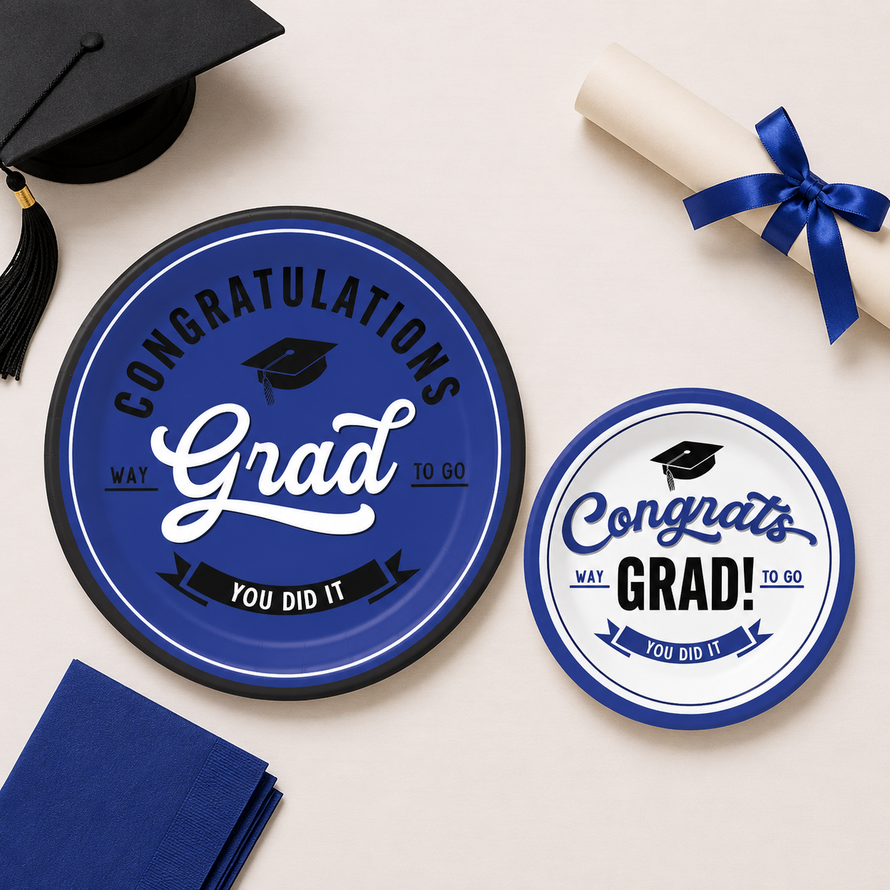 School Spirit Paper Plates. 8ct. Assorted Colors - Image 17