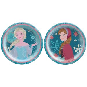 Frozen Paper Plates. 8ct Dessert or Lunch. Assorted Options