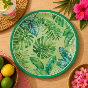 Royal Palm Paper Lunch Plates. 8ct