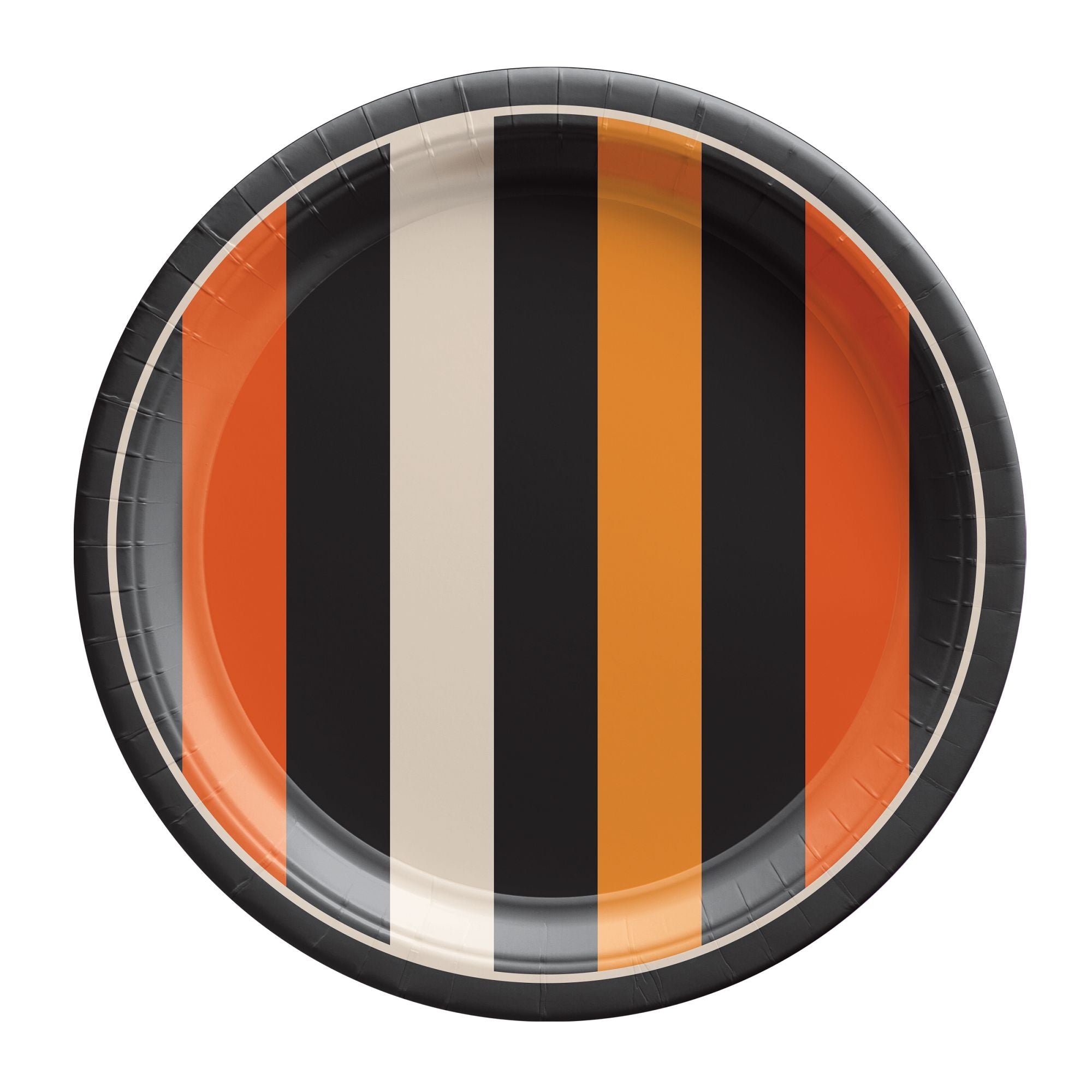 Boo Bash Striped Lunch Plates. 9in. 8ct - Image 2