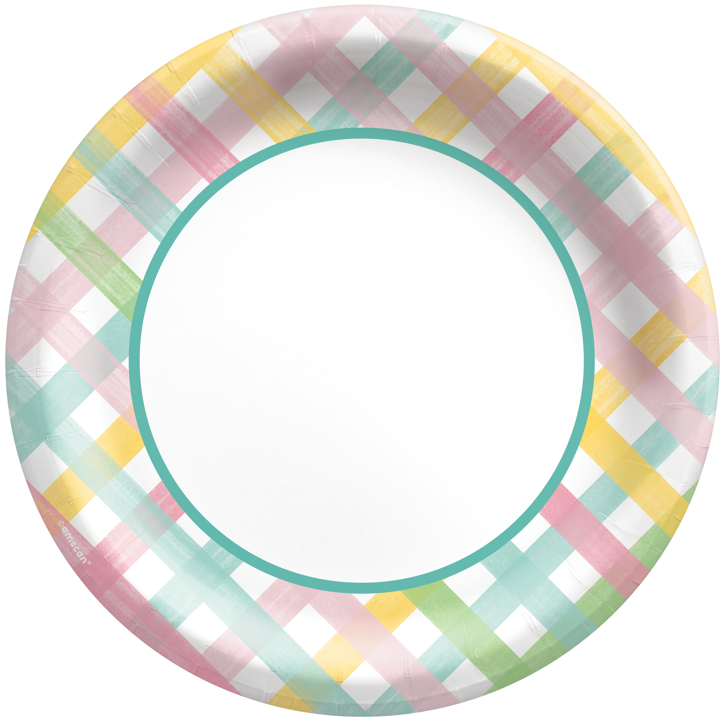 Spring Fun Paper Lunch Plate. 8ct