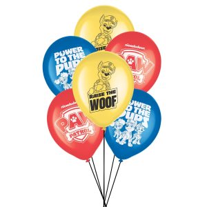 Paw Patrol Latex Balloons. 12in. 6ct