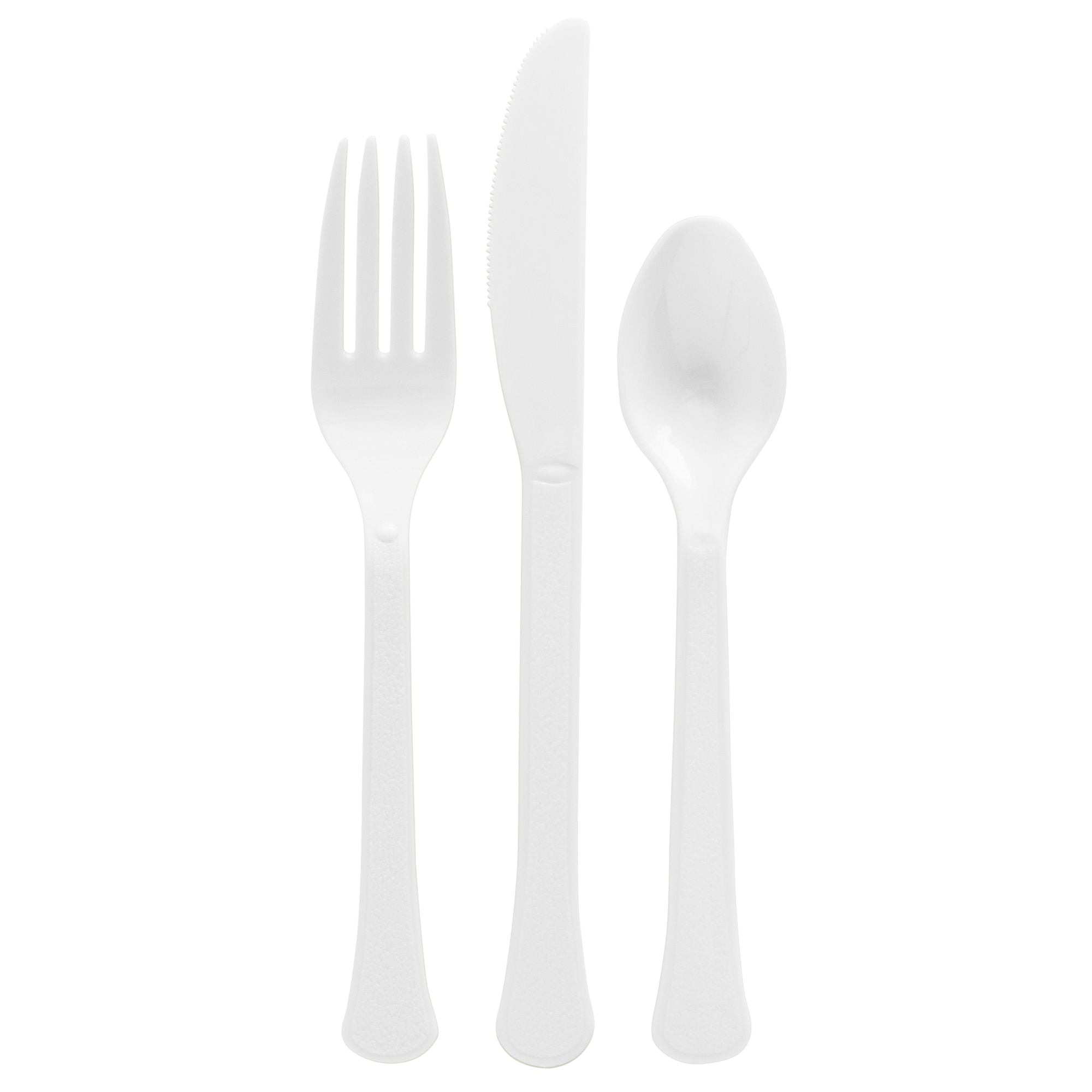 Plastic Cutlery Set. Assorted Colors. 24ct