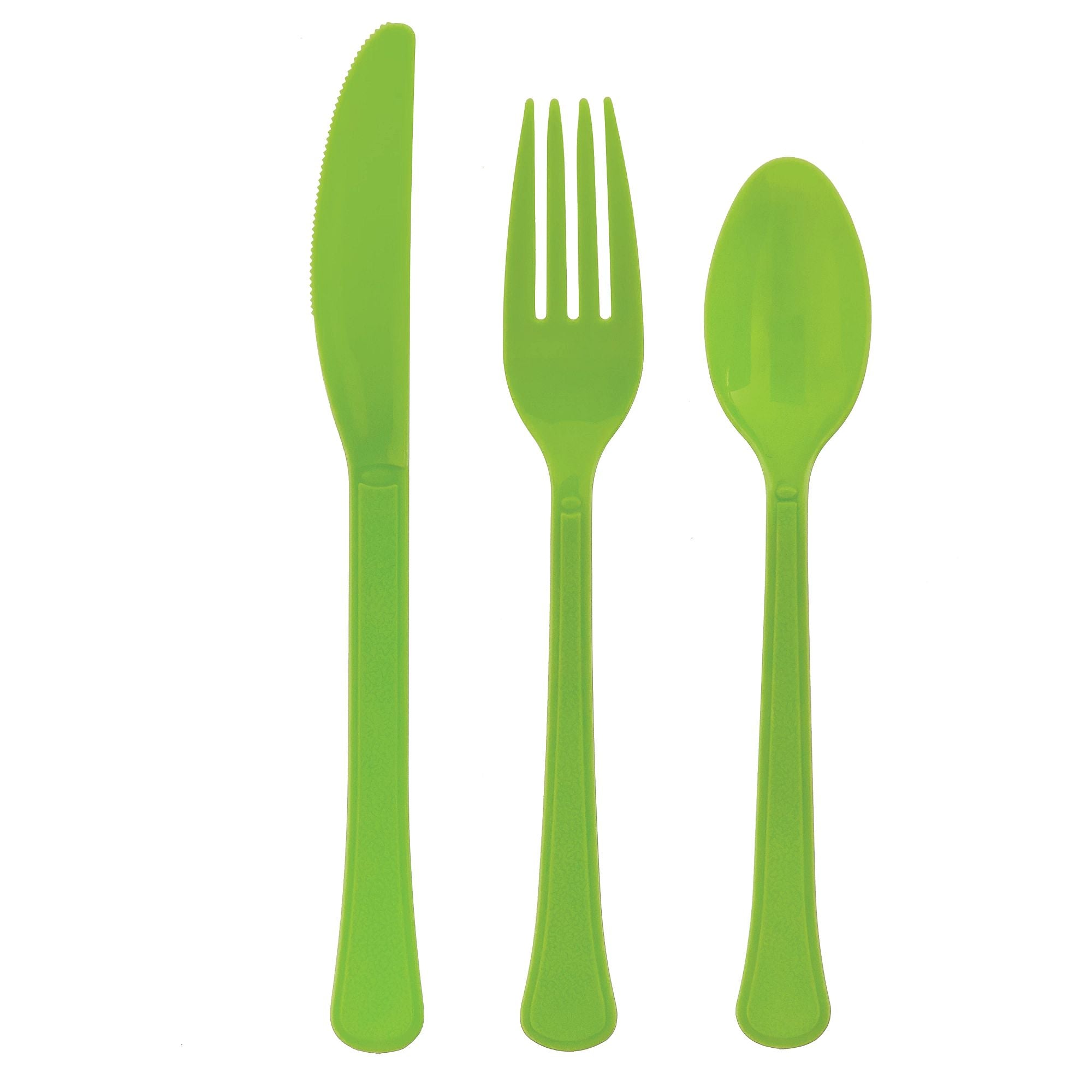 Plastic Cutlery Set. Assorted Colors. 24ct - Image 3