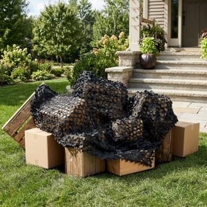 8 Foot Black Camouflage Net Decoration