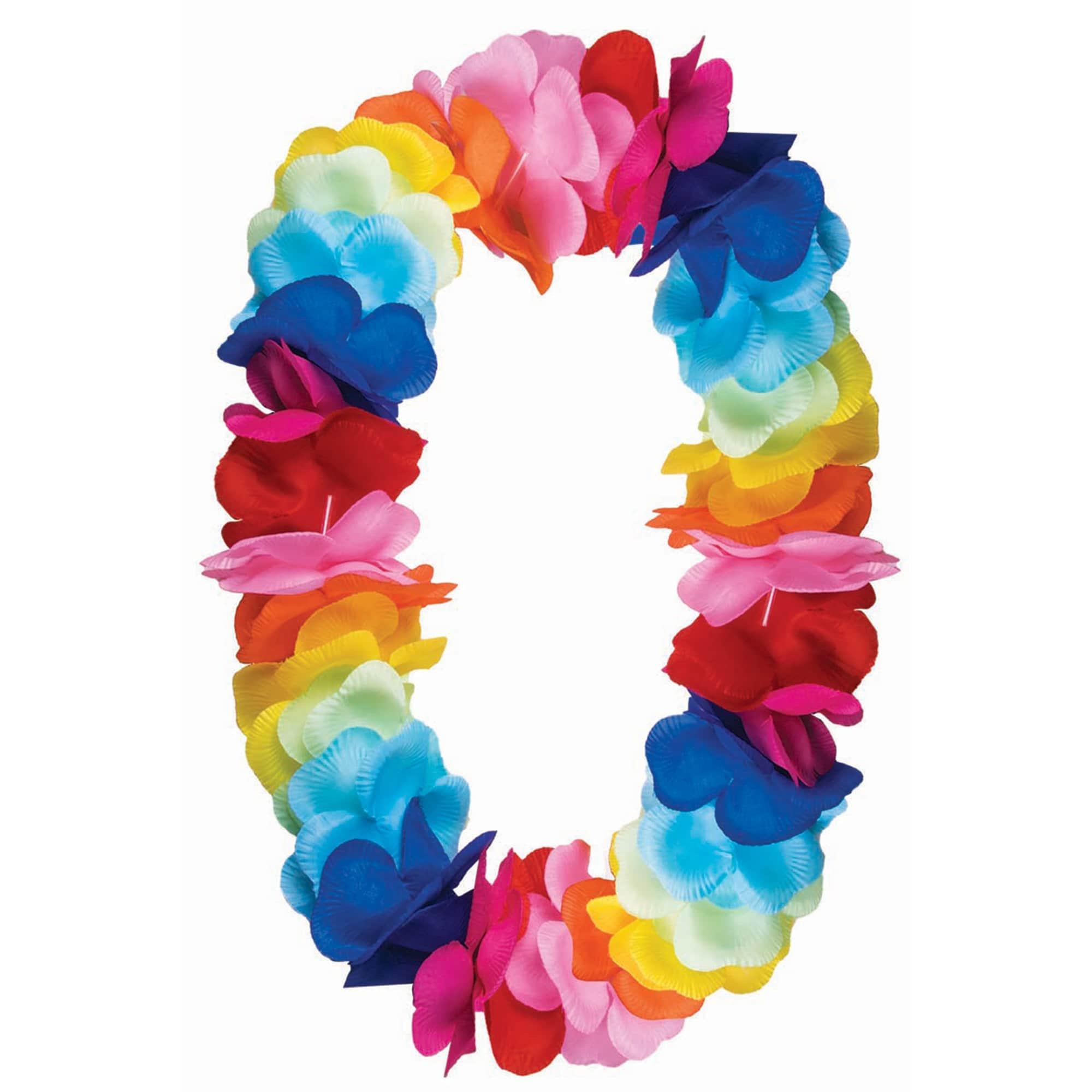 Deluxe Pearlized Lei. Assorted Colors