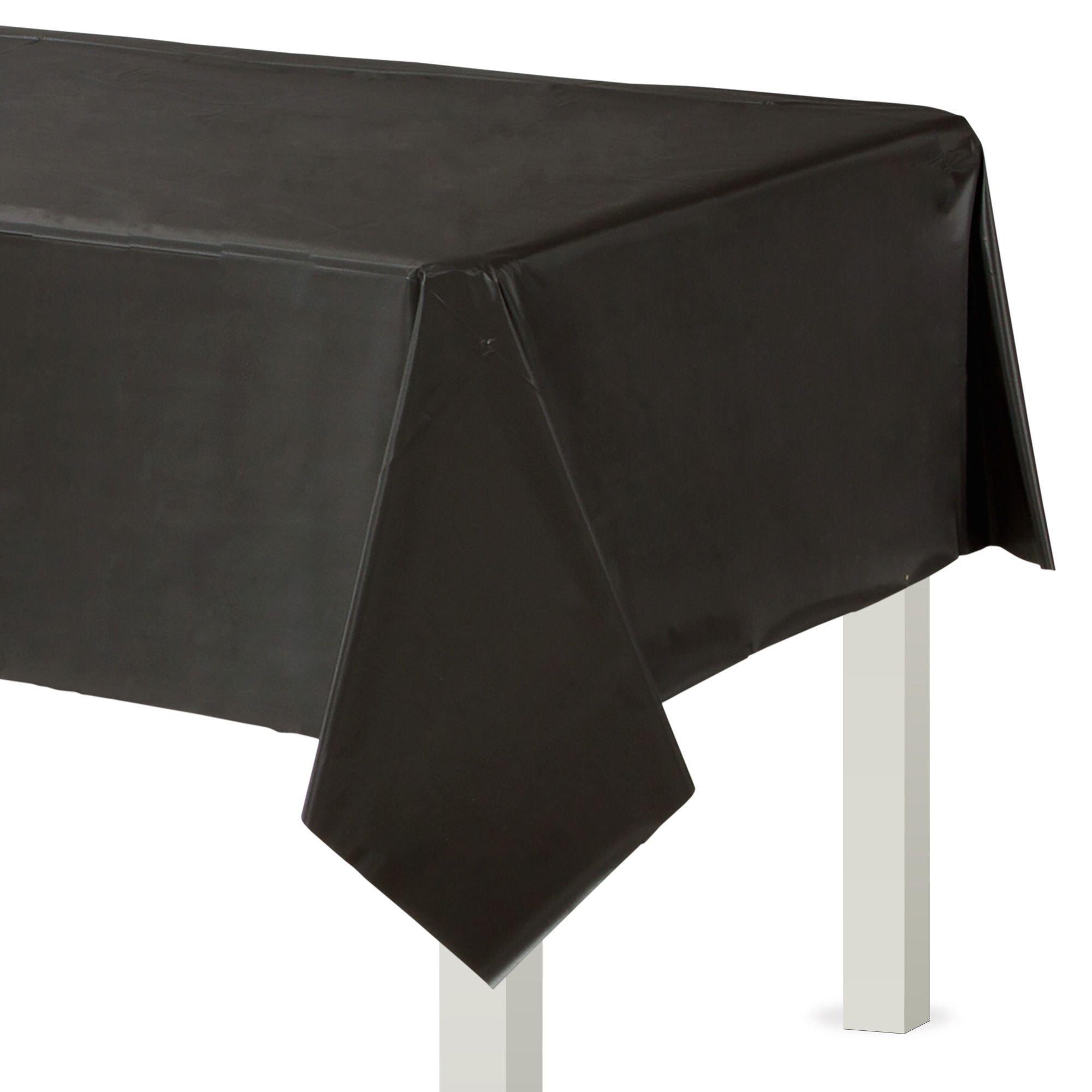 Plastic Table Cover. 54in x 108in. Assorted Colors - Image 2